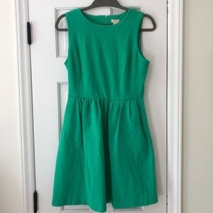 Jcrew Sleeveless Cotton Dress